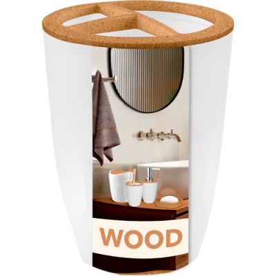 Стакан для зубных щеток Keeplex Wood KL5005