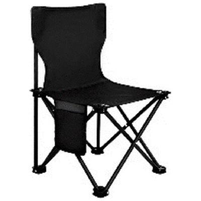 Стул складной со спинкой 35*35*57 см TD-14, серый арт.111397