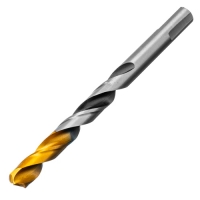 Сверло спиральное по металлу 10 x 133мм, Р6М5, Golden Tip, многогранная заточка// Denzel арт.718285