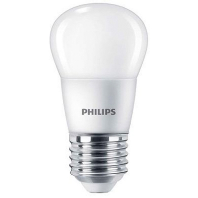 Светильник PHILIPS Лампа светодиодная 6Вт 620лм E27 827 P45 матовая