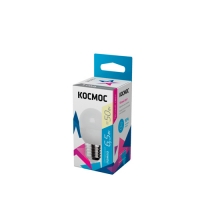Светодиодная лампа КОСМОС GL45 6,5W 220V E27 3000K Светодиодная лампа КОСМОС GL45 6,5W 220V E27 3000K