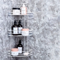 SWR-70-03-WHT Полка угловая 3-х ярусная, термопластик белый 22,5х22,5х61,5см. SWR-70-03-WHT Полка угловая 3-х ярусная, термопластик белый 22,5х22,5х61,5см.