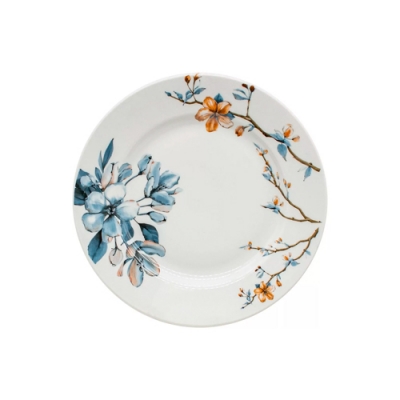 Тарелка мелкая диам. 200 мм Гладкий край Мгновения весны (фарфор) , р.1837