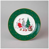 Тарелка закусочная lefard "Family christmas" 20 см 425-207 Тарелка закусочная lefard "Family christmas" 20 см 425-207