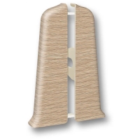 Торцевые (пара) для плинтуса 70мм "Деконика", 213 Дуб северный Торцевые (пара) для плинтуса 70мм "Деконика", 213 Дуб северный