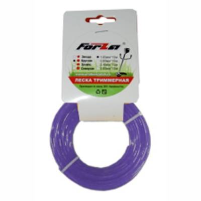 Триммерная леска 3,00мм х 15м (квадрат) "FORZA" FZ (квадрат)