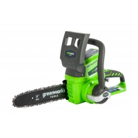 Цепная пила аккумуляторная GreenWorks G24CS25K2, 24V, 25см, c АКБ 2Ач и ЗУ Цепная пила аккумуляторная GreenWorks G24CS25K2, 24V, 25см, c АКБ 2Ач и ЗУ