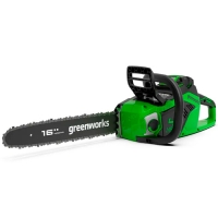 Цепная пила аккумуляторная Greenworks GD40CS18, 40V,40 см, бесщеточная, 1хАКБ 5Ач и ЗУ 2005807UG)