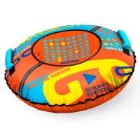 Тюбинг Игрушка с круговым дизайном Nika ТБ8К-110/ОГ "графический оранжевый"