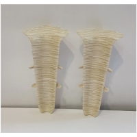 Угол внутренний для плинтуса 70мм "Деконика", 418 Дуб жемчужный