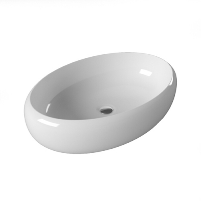 Умывальник накладной EvaGold A252 овал без перелива (585*400*150 мм)