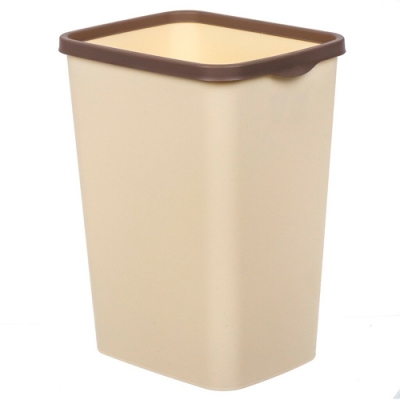 Ведро для мусора с фиксатором "Tandem" 20л (слон.кость/шоколад) 842226 Виолет