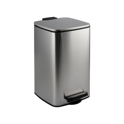 Ведро из нержавеющей стали, с педалью, квадратное, 8 л,сатин 10808 САНАКС