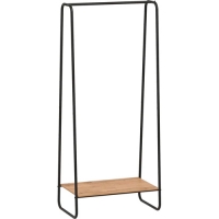 Вешалка гардеробная "Скандинавия 21" с полкой Черный 69х38,5х147см ЗМИ ВГССП21