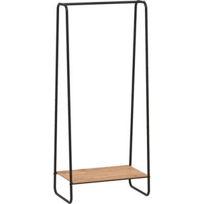 Вешалка гардеробная "Скандинавия 21" с полкой Черный 69х38,5х147см ЗМИ ВГССП21