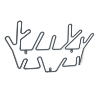 Вешалка настенная Sheffilton SHT-WH36 антрацит 258379