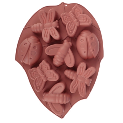 VETTA Форма силиконовая 8 ячеек, 28х21х3см, "Пчелка" (891-075)