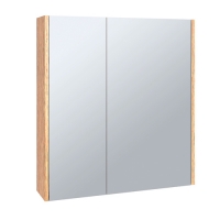 Зеркальный шкаф Emmy Дакота 60 рустик соломенный , правый