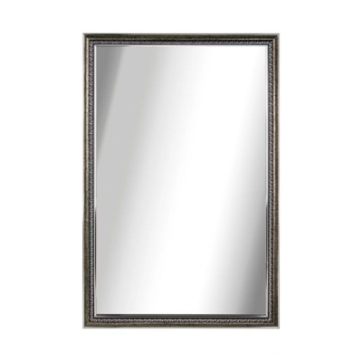 Зеркало в узорной рамке, 450х700х33 мм, пластик, серебро 45762