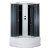 Душевая кабина 90х90х215 ER3509ТP -C4-RUS с крышей высок. поддон матовое стекло Душевая кабина 90х90х215 ER3509ТP -C4-RUS с крышей высок. поддон матовое стекло