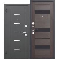 Дверь металлическая 7,5 см Гарда муар Темный кипарис Царга 960 левая (Россия)