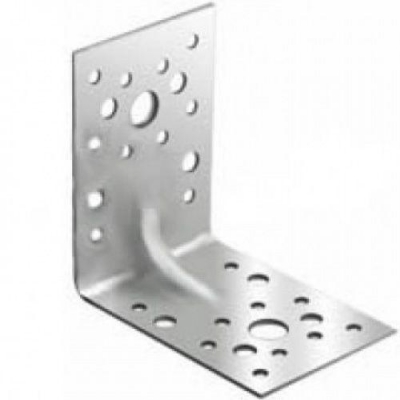 Крепежный уголок 105х105х90х2.0 усиленный цинк Крепежный уголок 105х105х90х2.0 усиленный цинк