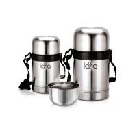 LR04-50 термос LARA (сталь) - 500мл, ШИРОКАЯ ГОРЛОВИНА, КЛАПАН, ремешок, 2-е стекни LR04-50 термос LARA (сталь) - 500мл, ШИРОКАЯ ГОРЛОВИНА, КЛАПАН, ремешок, 2-е стекни