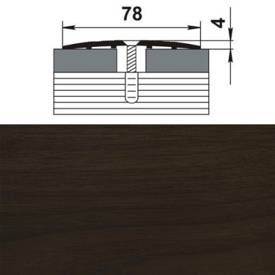 Профиль стыкоперекрывающий ПС 18.900.094 венге