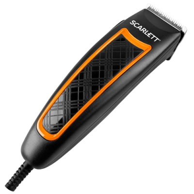 SC-HC63C18 Машинка для стрижки волос (черный с оранжевым)
