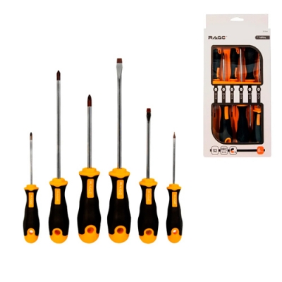 307664 Набор отверток S2 6 шт RAGE by VIRA 307664 Набор отверток S2 6 шт RAGE by VIRA