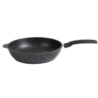 АП Сковорода 240/60мм со съемной руч. (темный мрамор) арт.смт246а Kukmara