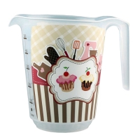 Емкость мерная с декором 0,65л (бесцветный) арт.4312643 Бытпласт Емкость мерная с декором 0,65л (бесцветный) арт.4312643 Бытпласт