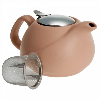 Ф19-063R Заварочный чайник с фильтром: 800мл.,кофейный (24)