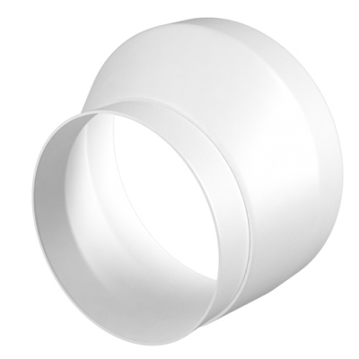Соединитель эксцентриковый круглого воздуховода с круглым пластик D100/125 (1012,5РЭП)