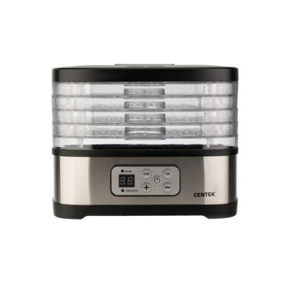 Сушилка для овощей Centek CT-1650 270Вт, 5 поддонов, электронное управление, таймер 72 ч, автооткл.