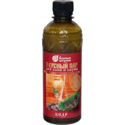 Ароматизатор Вкусный пар 350мл Кедр Банные штучки /12 32224