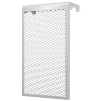 Экран радиаторный, серия ДМЭР, просечно-вытяжной, 5-ти секционный,сталь,белый