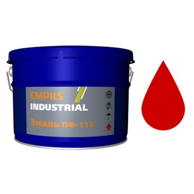 Эмаль ПФ-115 EMPILS серия ЭКОНОМ (красная 20 кг. на дону) (2527)