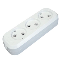 Колодка 3 гн. б/з АБС-пластик Е203 Универсал Колодка 3 гн. б/з АБС-пластик Е203 Универсал