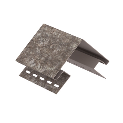 Наружный угол (пвх).0076.Н.,кварцит коричневый (3,05м)