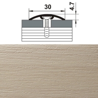 Профиль стыкоперекрывающий ламинированный ЛС 04-2. 900.4105 дуб арктик