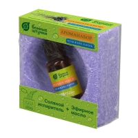 Ароманабор для бани и сауны (соляной испаритель 700г, масло эф Можжевельник15мл) Банные штучки /12