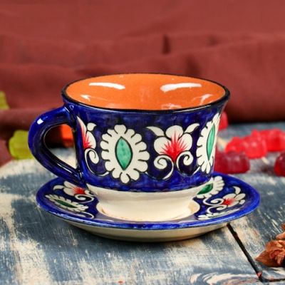 Чайная пара 0,1л (тарелка 10см, чашка 7,5см) арт.2245467 г.Екатеринбург