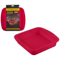 Форма для выпечки квадратная ROSEO (силикон) арт.007237