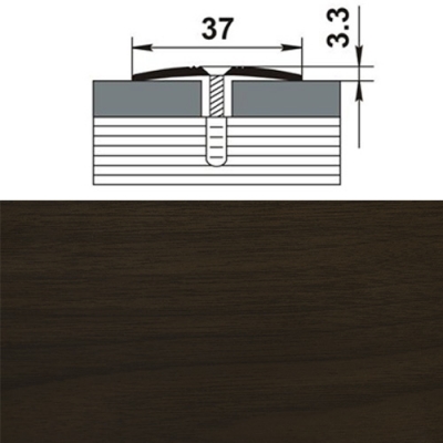 Профиль стыкоперекрывающий ПС 03.1350. 094 венге