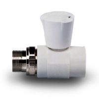 Шаровой кран для радиаторов прямой 1v 25x3/4 C-TB Tebo (50шт.)