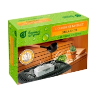 Соляной брикет с травами Эвкалипт, 1300 г для бани и сауны Банные штучки/ 9 32255 Соляной брикет с травами Эвкалипт, 1300 г для бани и сауны Банные штучки/ 9 32255