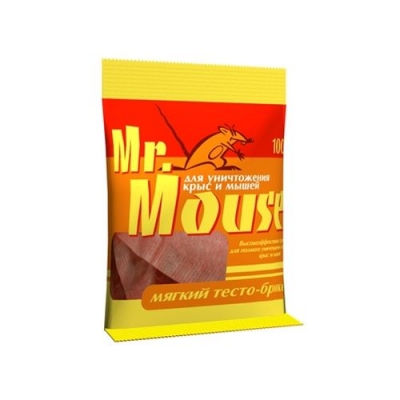 Тесто-брикет от грызунов 100 гр/50 Mr.Mouse М-969