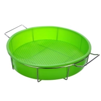 VETTA Форма силиконовая 25x6см, круглая на мет. подставке, 3 цвета, HS-305 (891-020) VETTA Форма силиконовая 25x6см, круглая на мет. подставке, 3 цвета, HS-305 (891-020)