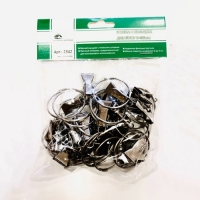 2342 Зажим с кольцом для штор 25шт d-35мм 2342 Зажим с кольцом для штор 25шт d-35мм